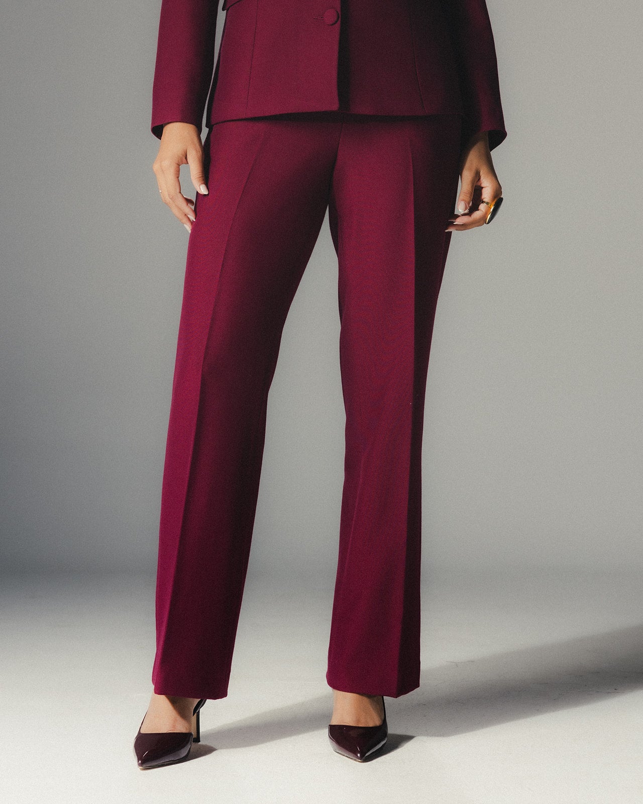 MYSHA Bordeaux ailored pants
