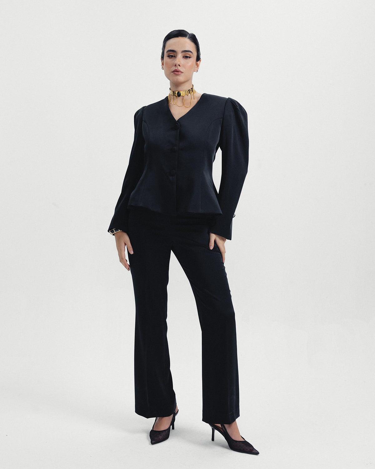 The Valerie Blazer in Noir