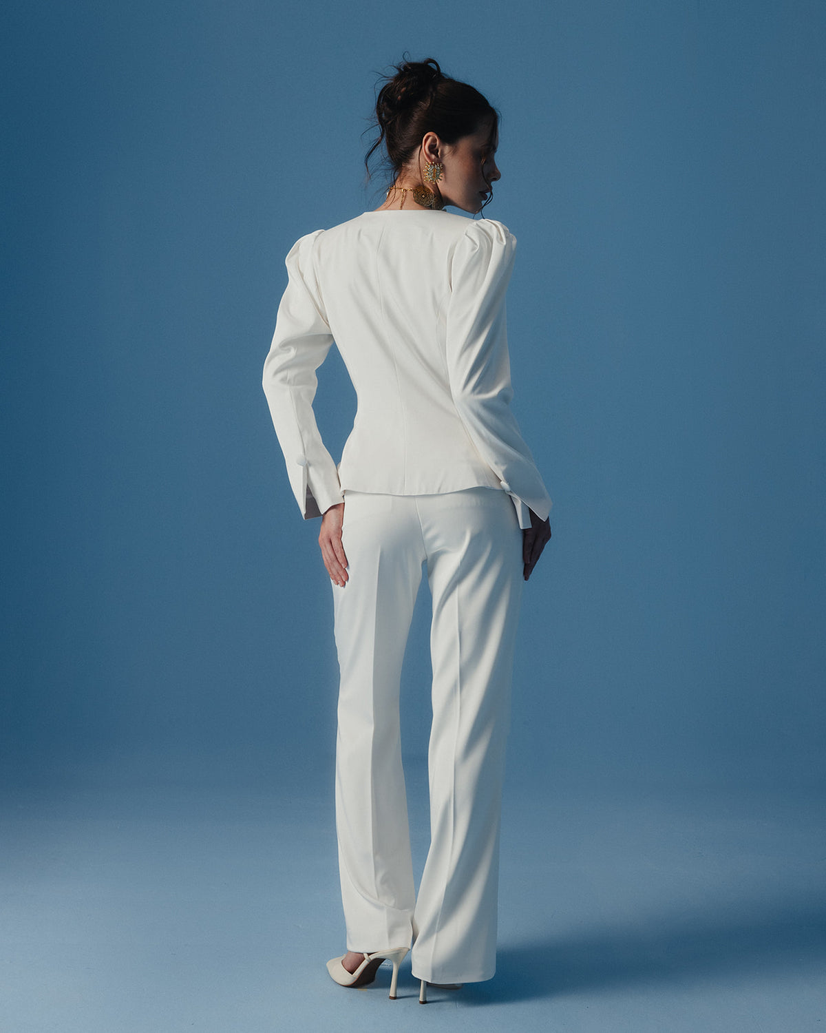 The Valerie Pants in Ivory