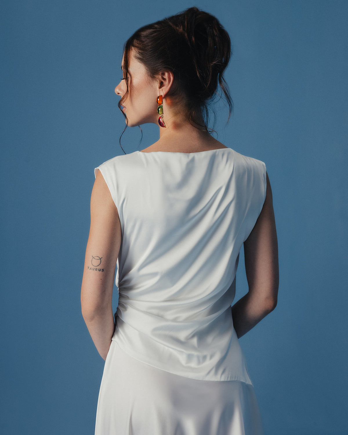 The Serene Midi Dress in Ivory