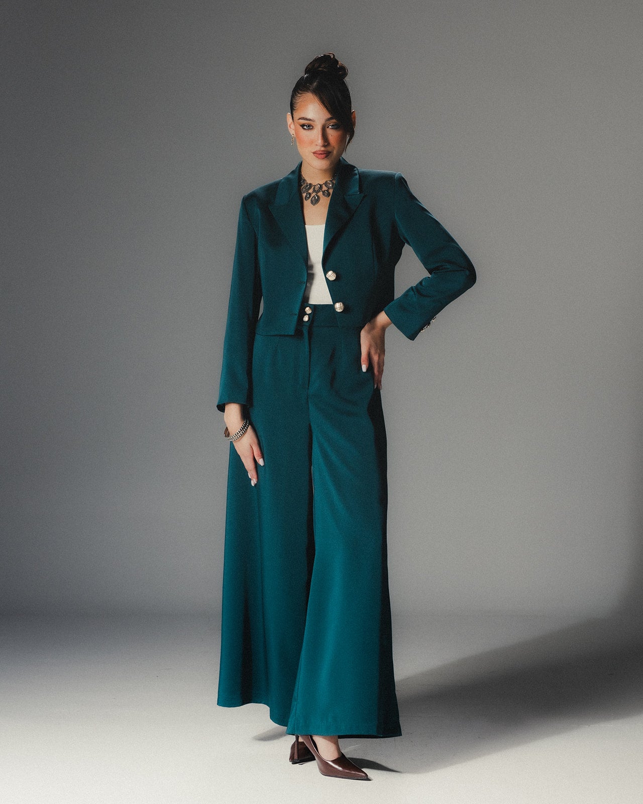 The Emerald Wide-Legged Pants