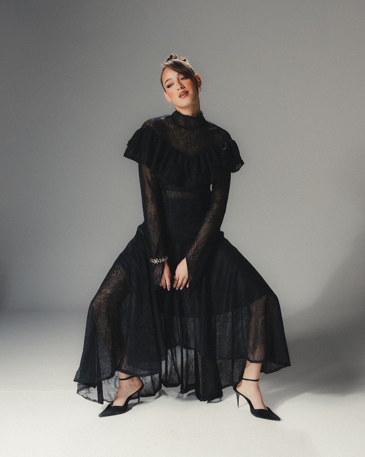 Full view of MYSHA lace set