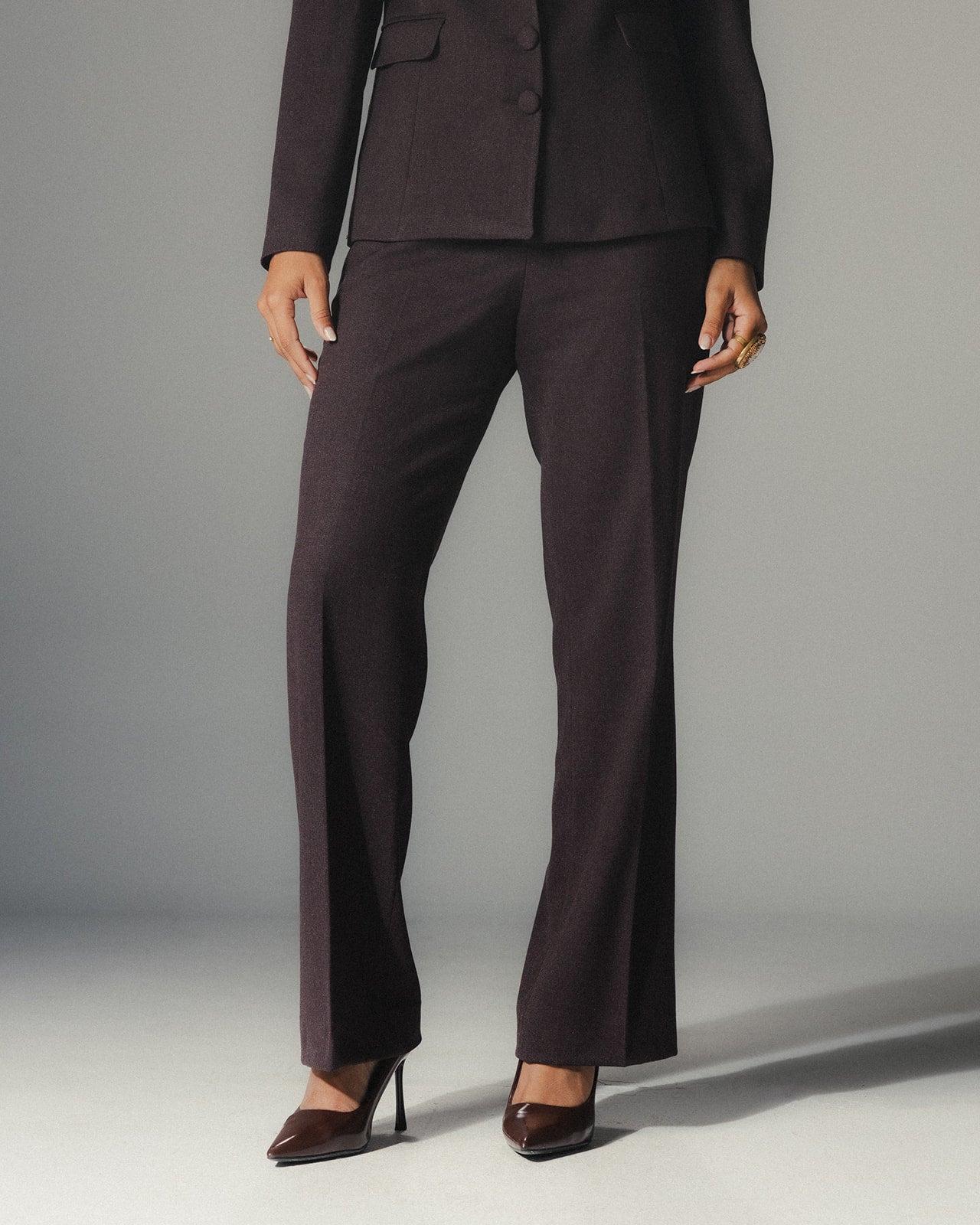 MYSHA Espresso straight pants