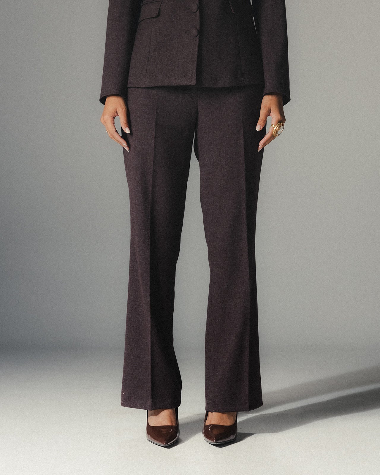 MYSHA Espresso straight pants