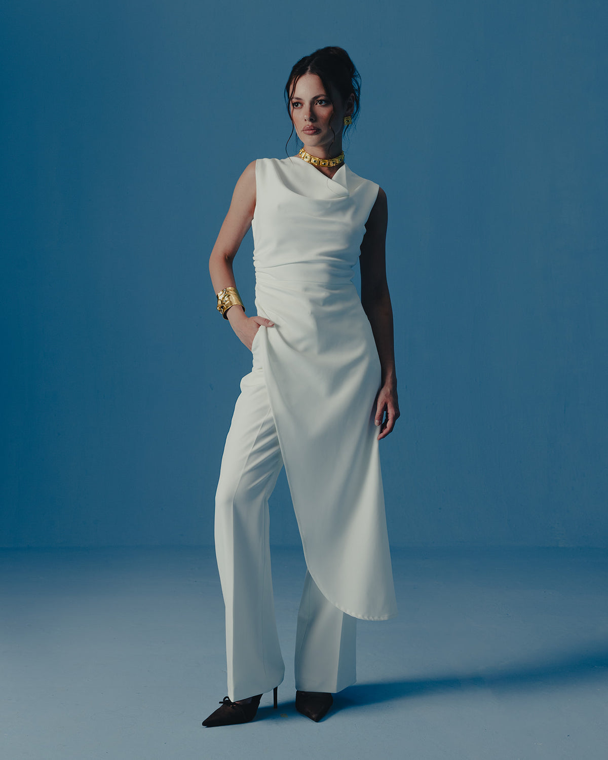 The Athena Pants in Ivory