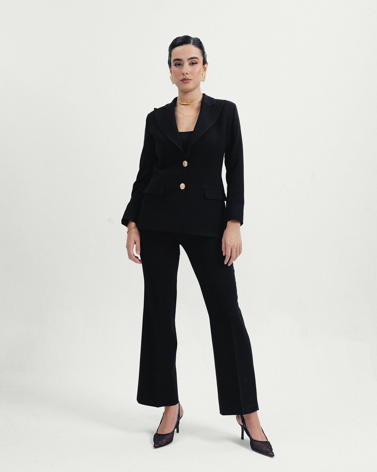 The Victoria Pants in Noir