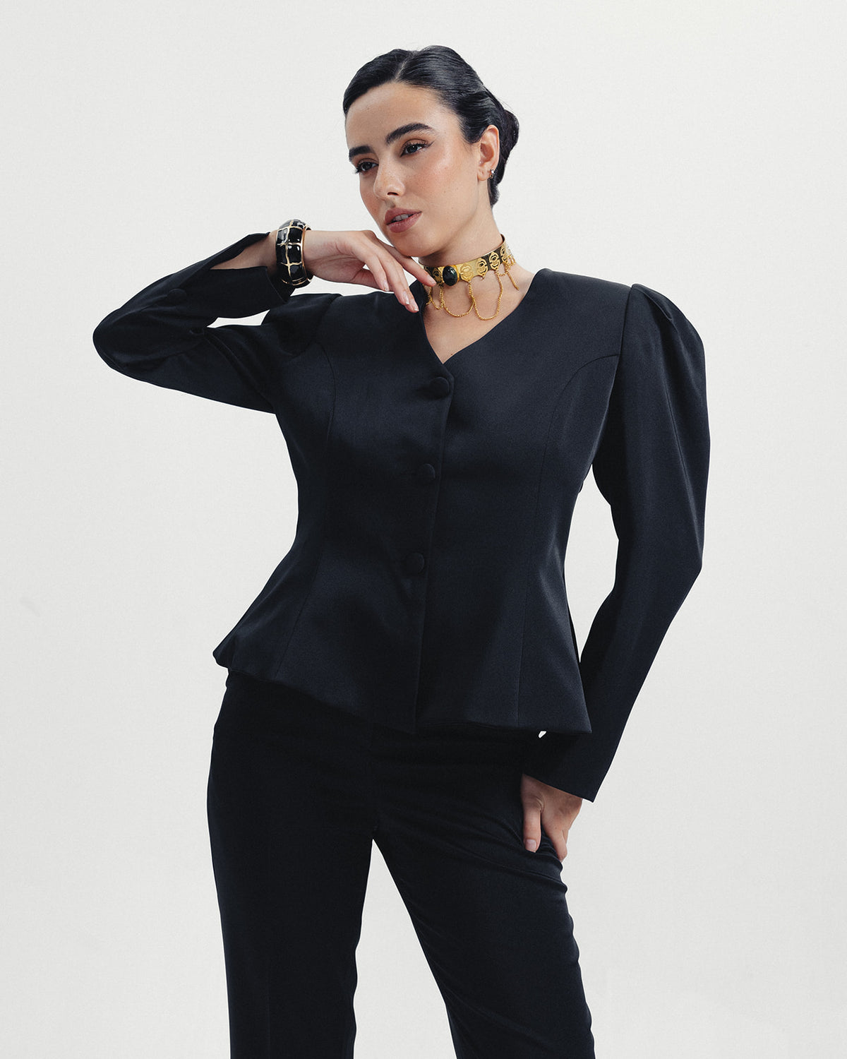 The Valerie Blazer in Noir