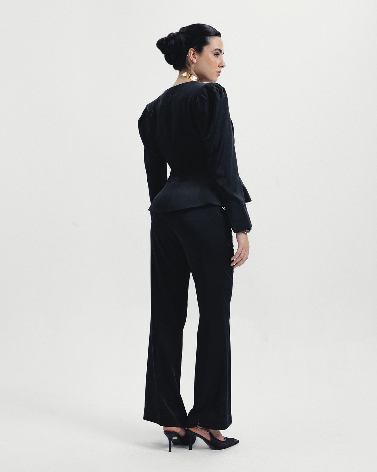The Valerie Pants in Noir