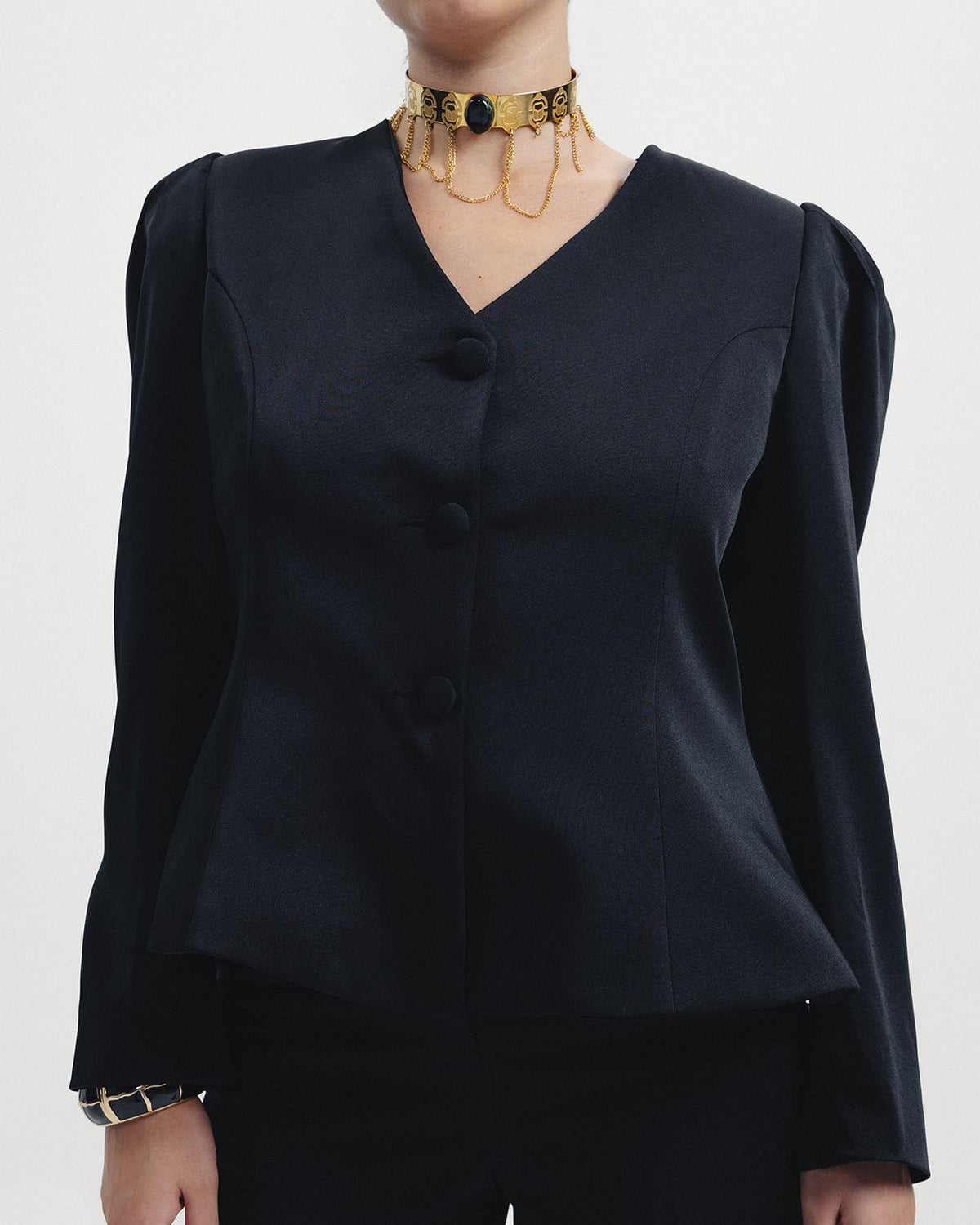 The Valerie Blazer in Noir