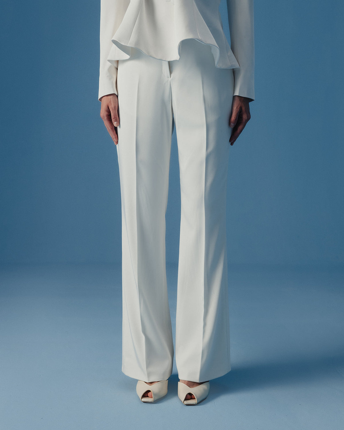 The Valerie Pants in Ivory
