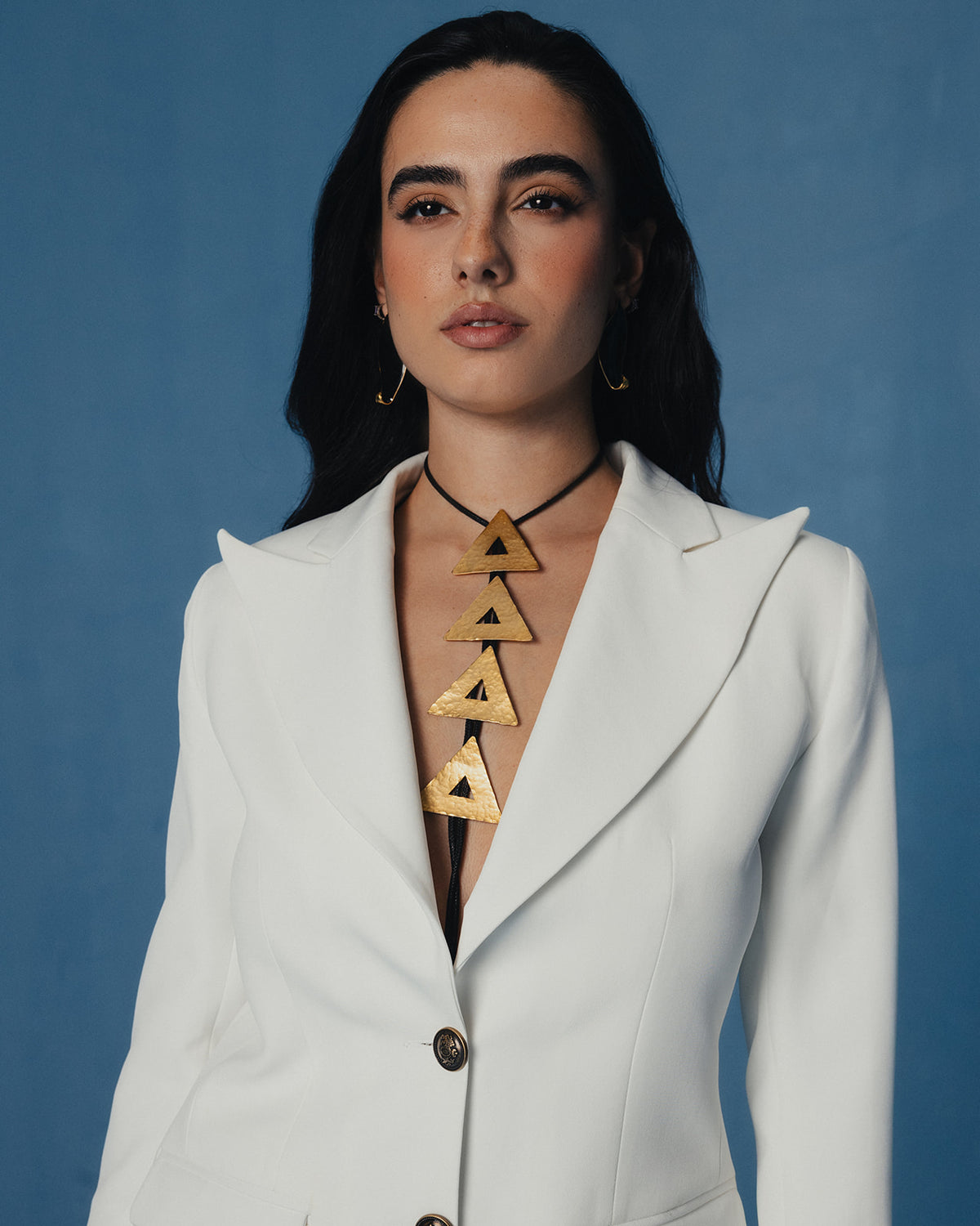 The Victoria Blazer in Ivory